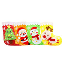 3 Sets Xmas Tree Stocking Non-woven Felt Applique Kit for DIY Sewing Project