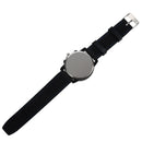Grand Touring Blue Men's Casual Silicone Stainless Steel Wrist Watch V3Q7