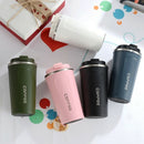 380ML Heat Preservation Coffee Mug Stainless Steel Travel Portable Mug Coff T5W6