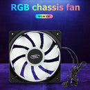 RF-120 Super Silent RGB LED PWM Control Computer Case Cooling Fan 120mm