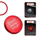 2X Engine Start Stop Push Switch Button Cover Ring Trim For VW Golf 7 MK7 Jetta