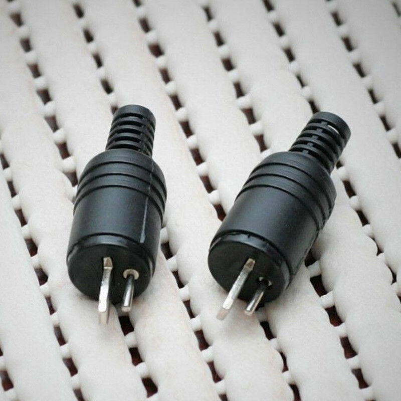 2 pin DIN Plug Speaker and HiFi Connector Screw Terminals [2 Pack]   Z