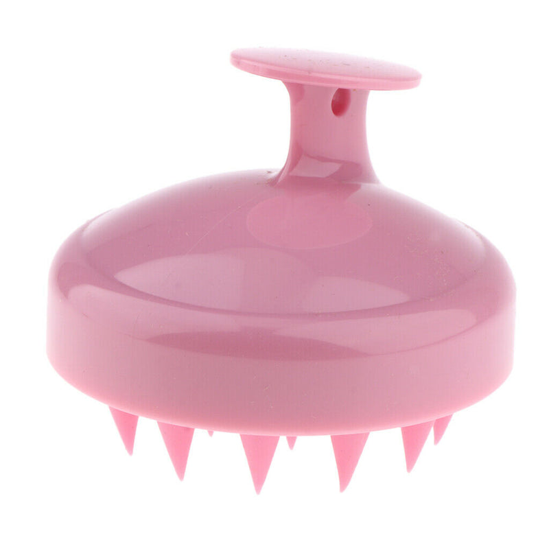 2 Pieces Soft Scalp Massager Body Wash Shampoo Brush For Deep Cleaning Pink