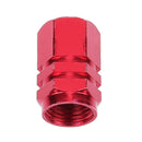 4pcs/Set Red Wheel Tyre Tire Valve Stems Air Dust Cover Screw Caps for Car Truck