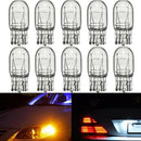 10Pcs T20 7443 R580 Clear Glass DRL Turn Signal Stop Brake Tail Light Lamp New