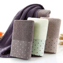 2Pcs/Lot Oversized Face Towel Thickening Soft Cotton Absorbent Sweat Towel  H3B6