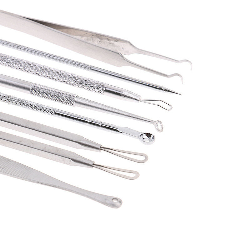 Blackhead Remover Pimple Comedone Extractors Tool Best Acne Removal Kit Treat FT