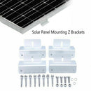 4 Pcs Solar Panel Z Bracket Solar Panel Mounting Mounts For Rv Boat Roof Wa