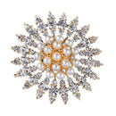 Rhinestone Brooch Pin Wedding Bridal Bouquet Lady Women Fashion Jewelry
