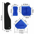 9 Pieces Sealant Tools Caulking Kit Silicone Remover Sealing Tool for Bathr