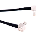 15cm SMA Female To 2 x TS9 Male Plug Y Splitter Combined Pigtail Cable RG1_