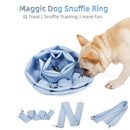 Dog Training Sniffing Mat Pet Puzzle Relieve Stress Toys Snuffle Pad (Blue) A