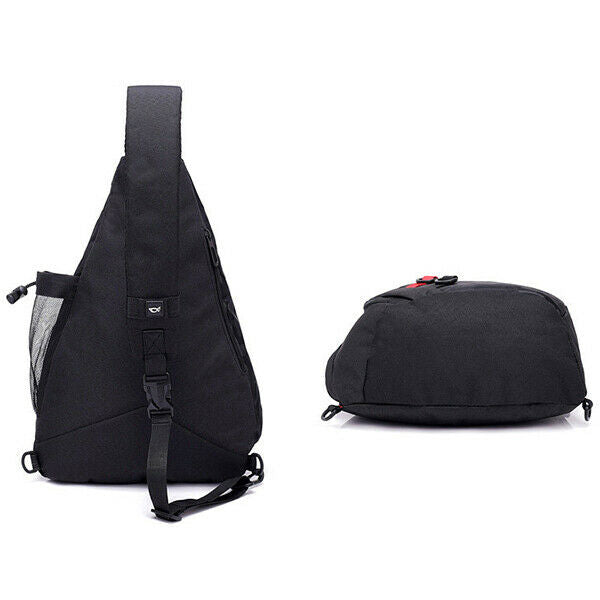 Men Waterproof Black Camouflage Small Chest Bag Boy Rucksack Male One Shoul L6T7