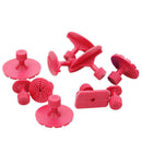 10Pcs Auto Tool Kit Plastic Glue Tabs Puller Tabs For Car Dent Paintless Re