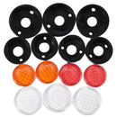 7Pcs Taillight Light Cover for 1:10 RC Crawler RC Car D90 Body Shell R9Y6