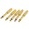 Fasdga 5pcs 6.35mm 1/4inch Male Mono Plug To RCA Female Jack Audio Adapter  A5O1