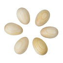 Set of 6 pcs Wooden Percussion Musical Egg Maracas Egg Shakers Musical Inst Q6L9