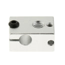 Aluminum Heating Block For MK7 MK8 Thermocouple 3mm Mounting Holes