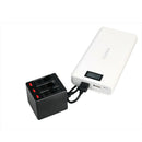 For Gopro Hero 6 5 Black Action Camera 3-Channel Battery Charger USB Charging