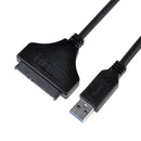 Superior Quality USB To SATA 22 Pin Hard Disk Drive SSD Adapter Connector Cable
