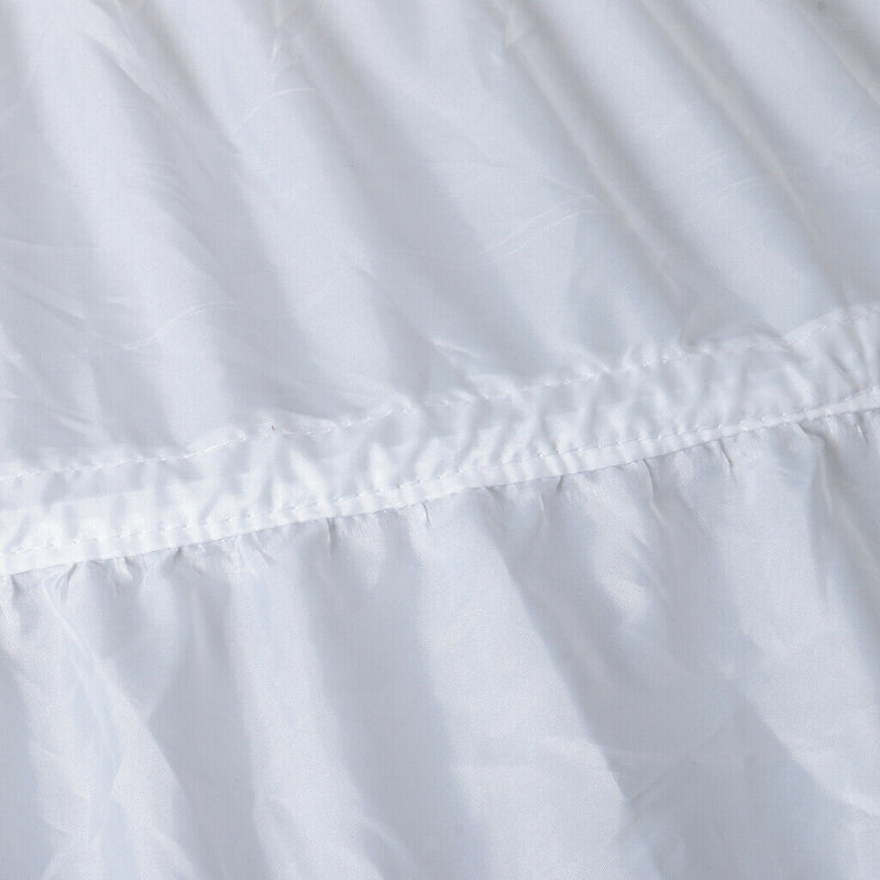 White Long 6-Hoop Petticoat Extra Full Wedding Prom Ball Crinoline Underskirt