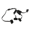 1x 16-pin ODB2 Cable, Right Angle 3-way Divider Fault Diagnosis Cord Extension