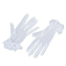 White New Short Bridal Wedding Gloves Bridal Gloves