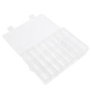 24 Slots Adjustable Grids Jewellery Storage Box Beads Craft Organizer Case