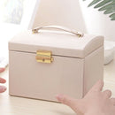 Casegrace Multi-Function Storage Box Leather Jewelry Organizer Multi-Layer