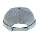 2Pcs Mens Casual Docker Hat Sailor Cap Mechanic Biker Hat SkullCap Beanie