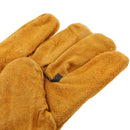 1 Pair Fireproof Wearable Welders Gauntlet Work Gloves Welding Gauntlets