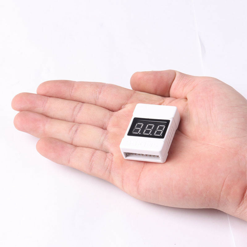 3.6-32VLED Volt Meter 1S-8S Low Voltage Buzzer Alarm Lipo Battery Voltage Tester