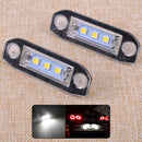 3 LED Number License Plate Light Lamp fit for Volvo S80 S60 C70 V70 XC90 White