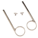 2 Pcs Trumpet Slide Finger Ring Trumpet Parts Accessories, 88mm Length
