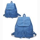 New Canvas Women Backpack Drawstring School Bags For Teenagers Girls Small  U1Z4