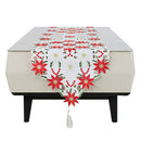 Embroidered Maple Leaves Table Runner Fall Thanksgiving Table Runner Ho KKJ