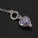 Women's Fashion Aromatherapy Essential Oil Difusser Hollow-out Heart Openab R2R3