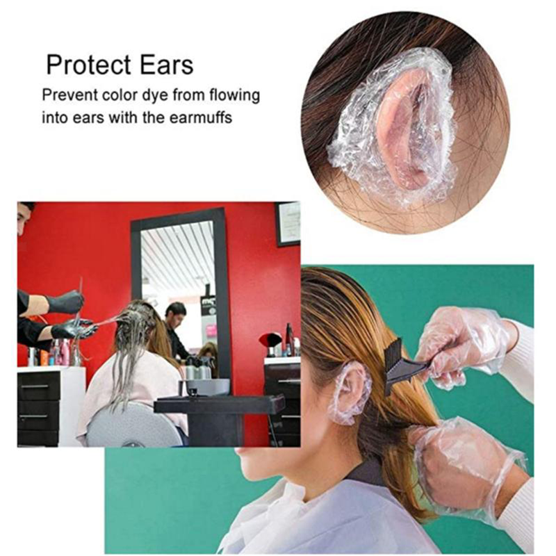 40Pcs Hair Dye Coloring Kit Gloves Disposable Cape Hair Coloring DIY Salon Tools