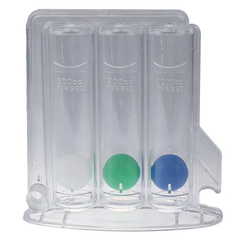 Deep Breathing Lung Capacity Exerciser Hygienic Respiratory Spirometry Traine@