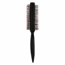 nylon Handle Round Bristles Curly Hair Brush Comb Black Red