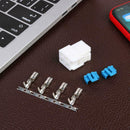 4-Pin Power Connector Plug Kit For Icom IC-7000 IC-7100 IC-7400 IC-7600 Radio