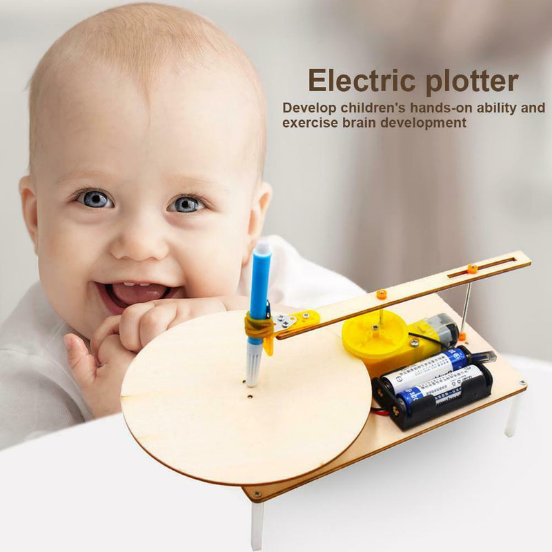 Electric Drawing Device Children DIY Science Experiments Kit Creative Gift