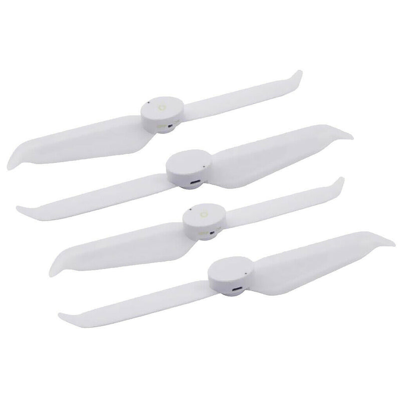 4x White LED Light Low Noise Propellers Props Self Lock for DJI Phantom 3