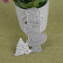 Girl Cat DIY Metal Cutting Dies Stencils Scrapbooking Embossing Craft