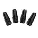 Tyre Tire Valve Air Caps Cover Screw Car Bike Bicycle Motorbike Black