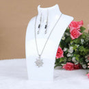 2 Packs Necklace Bust Display Holder - Jewelry Rack Neck Pendant Organizer Stand