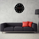3 in 1 Silent Quartz Wall Clock Quiet Sweep Movement Thermometer Hygrometer