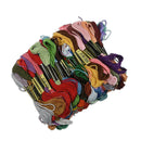 100 skeins coloured embroidery thread cotton cross needle craft sewing flos