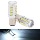 2Pcs BA15D P21W 1157 33SMD LED Car Backup Reverse Head Light BulbsS Gw