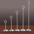Stainless Steel Card Holder Number Clip Sign Place Stand Table Decor 35.5cm